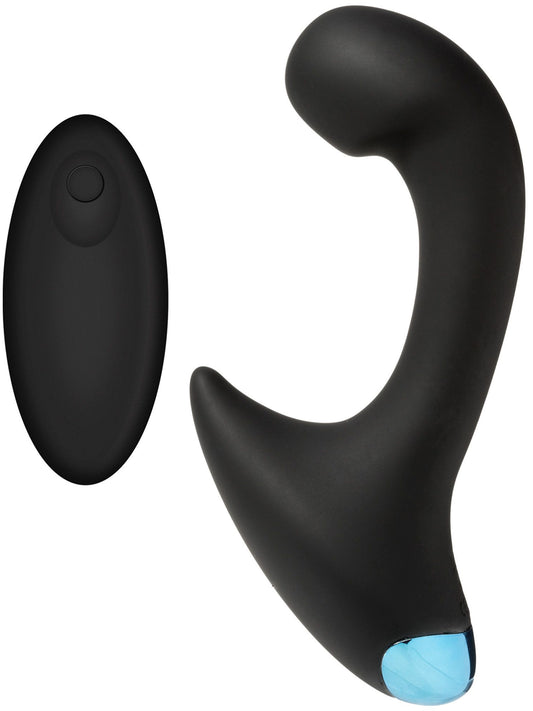 Doc Johnson - OptiMALE P-Curve Wireless Silicone Prostate Massager Black