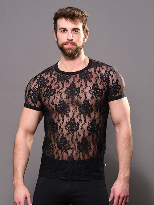 Andrew Christian Unleashed Lace Tee