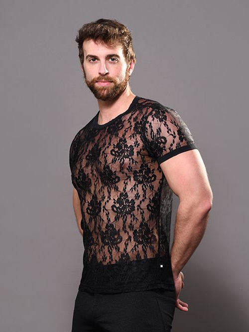 Andrew Christian Unleashed Lace Tee