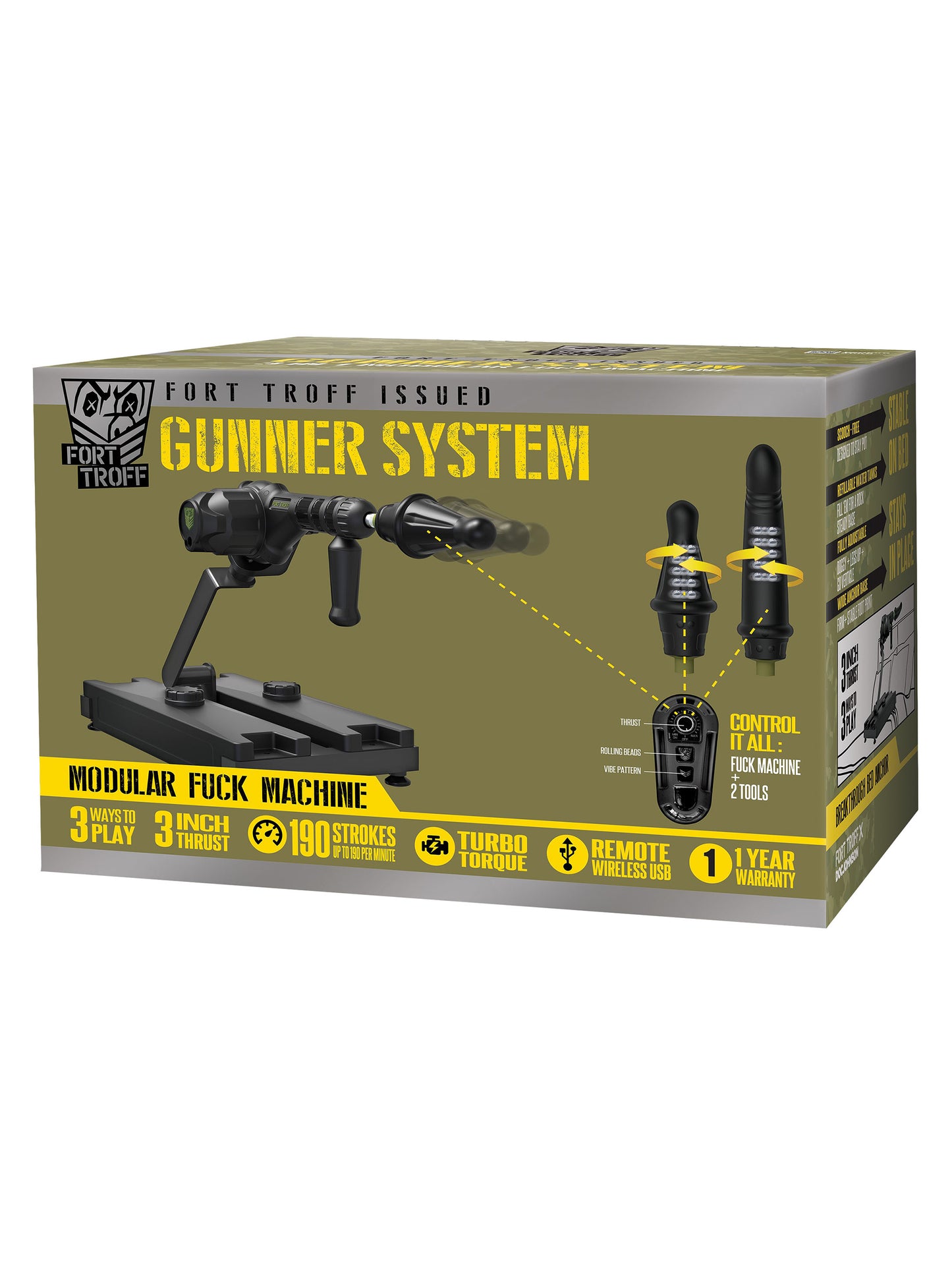 Doc Johnson - Fort Troff Gunner System - 3-in-1 Modular Fuck Machine