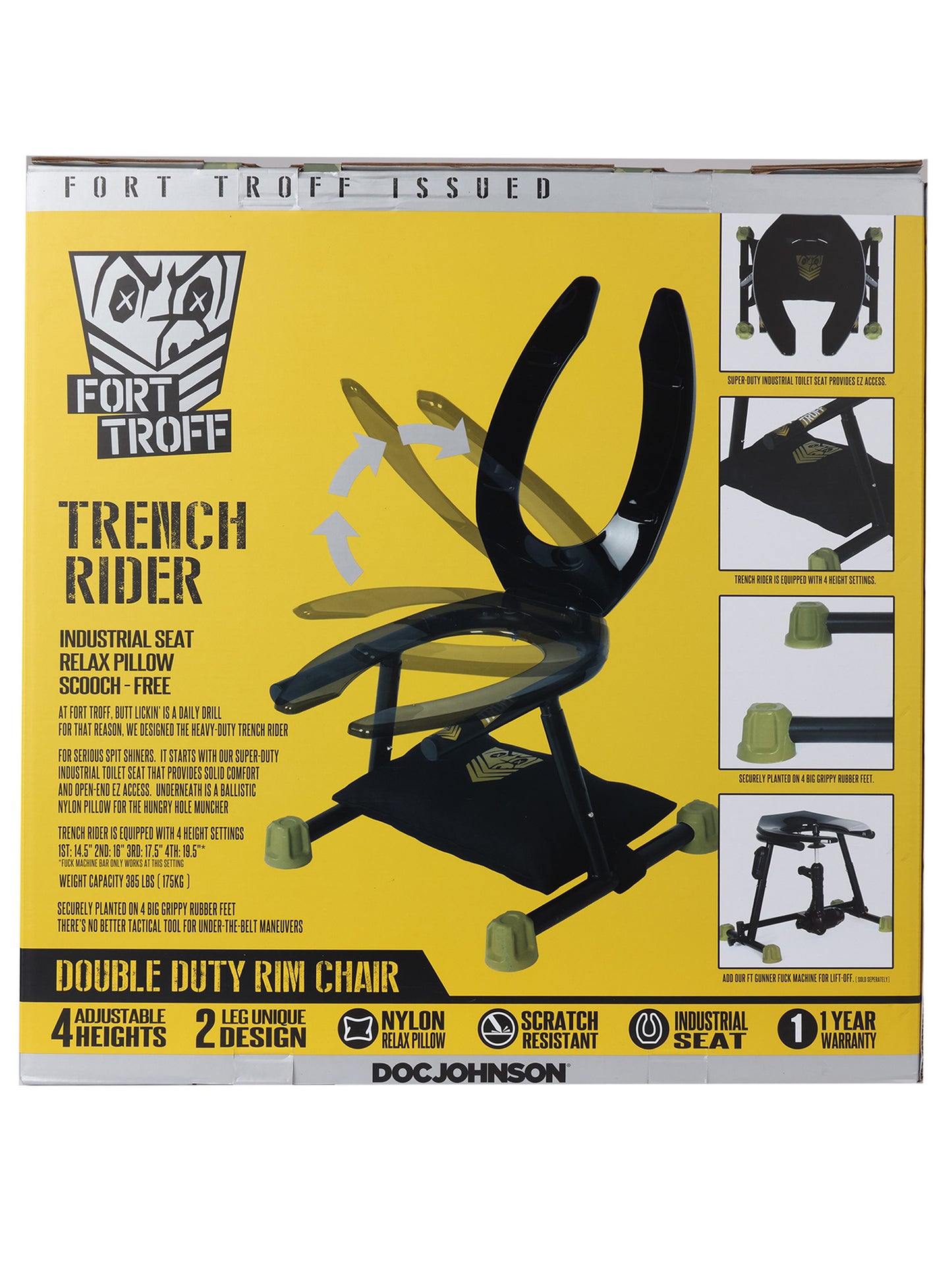 Doc Johnson - Fort Troff Trench Rider Rim Chair