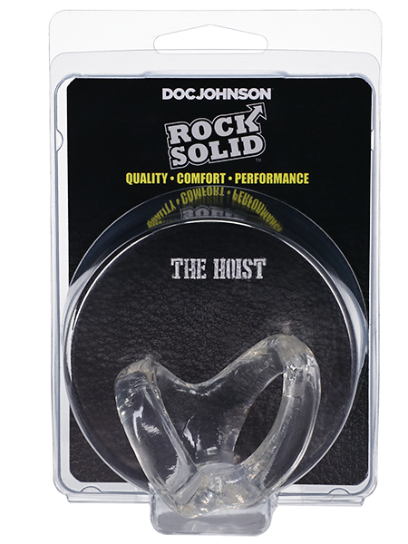 Doc Johnson - ROCK SOLID Dual Cock Ring The Hoist - Transparent