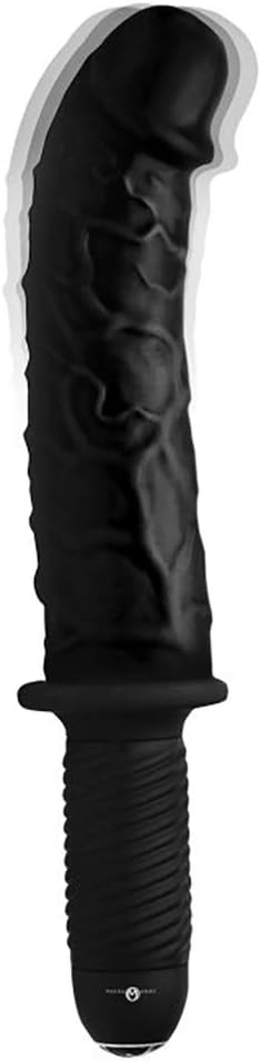 Master Series - The Curved Dicktator - Vibrating Giant Thrusting Dildo