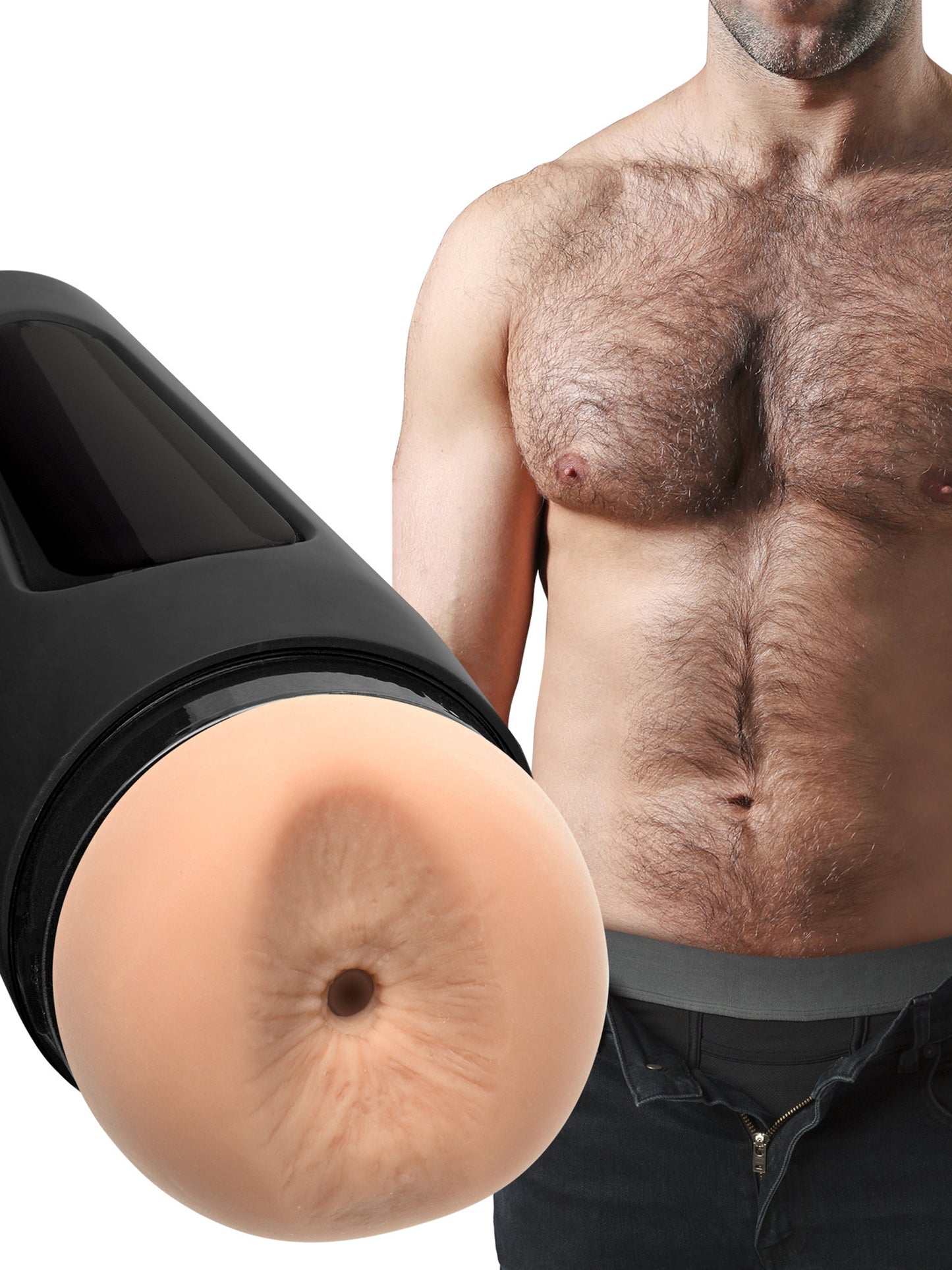 Doc Johnson - Man Squeeze - Bear - ULTRASKYN Masturbator - Ass