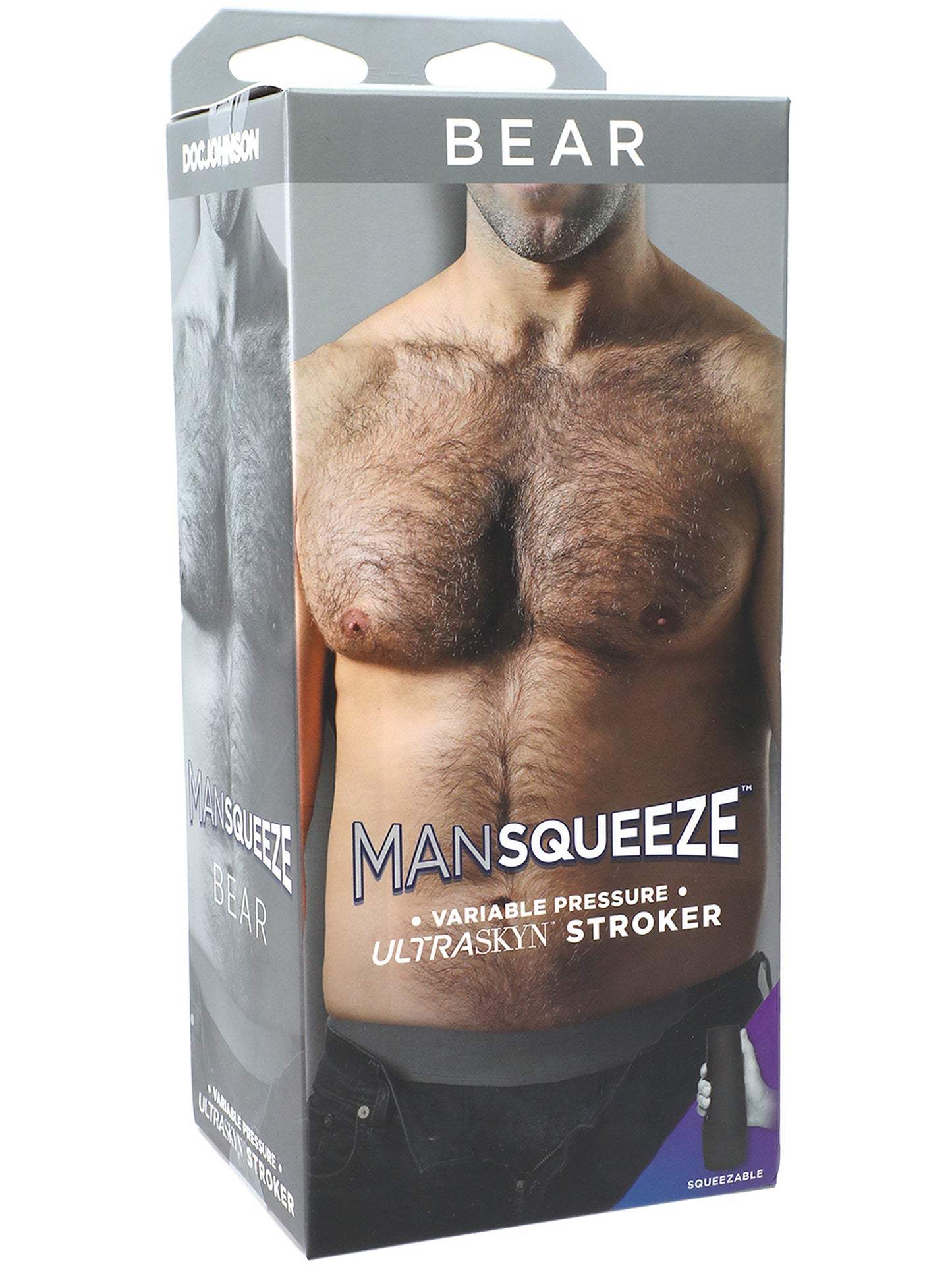 Doc Johnson - Man Squeeze - Bear - ULTRASKYN Masturbator - Ass