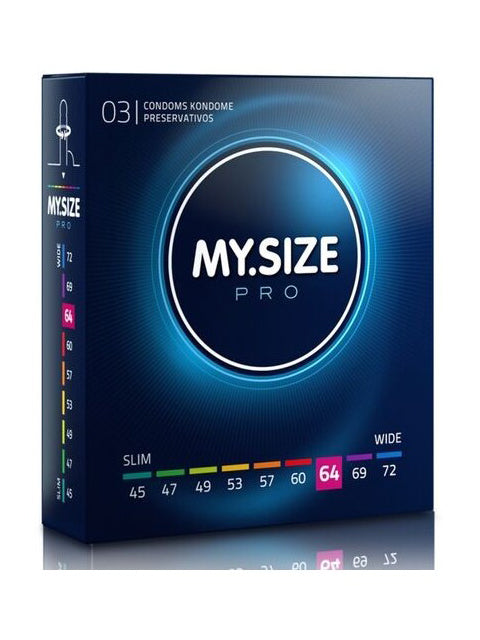 My.Size Pro - Latex Condoms with a width of 64mm