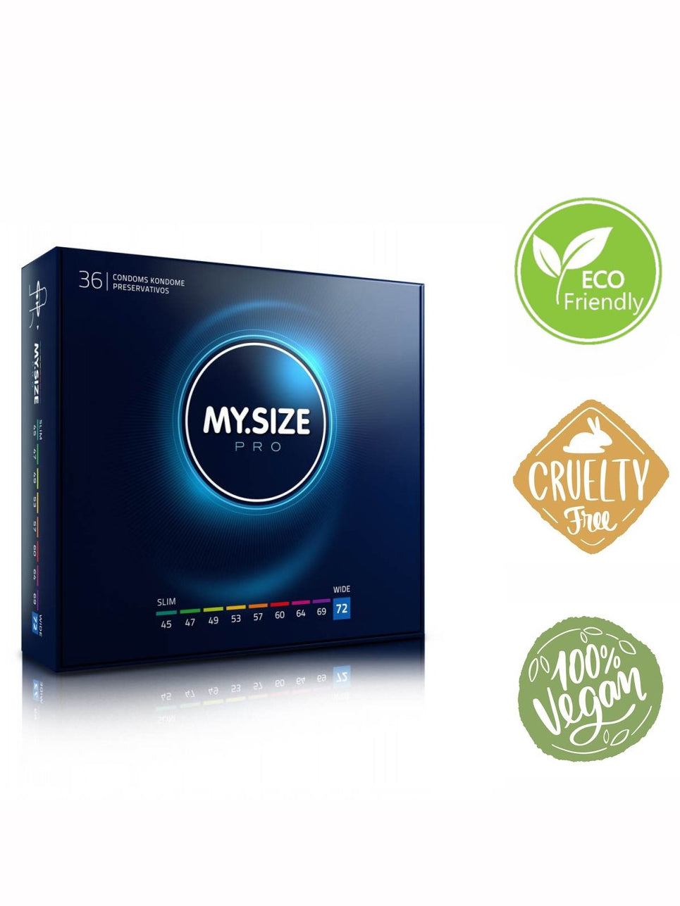 My.Size Pro - Latex Condoms with a width of 72 mm - 1 pcs