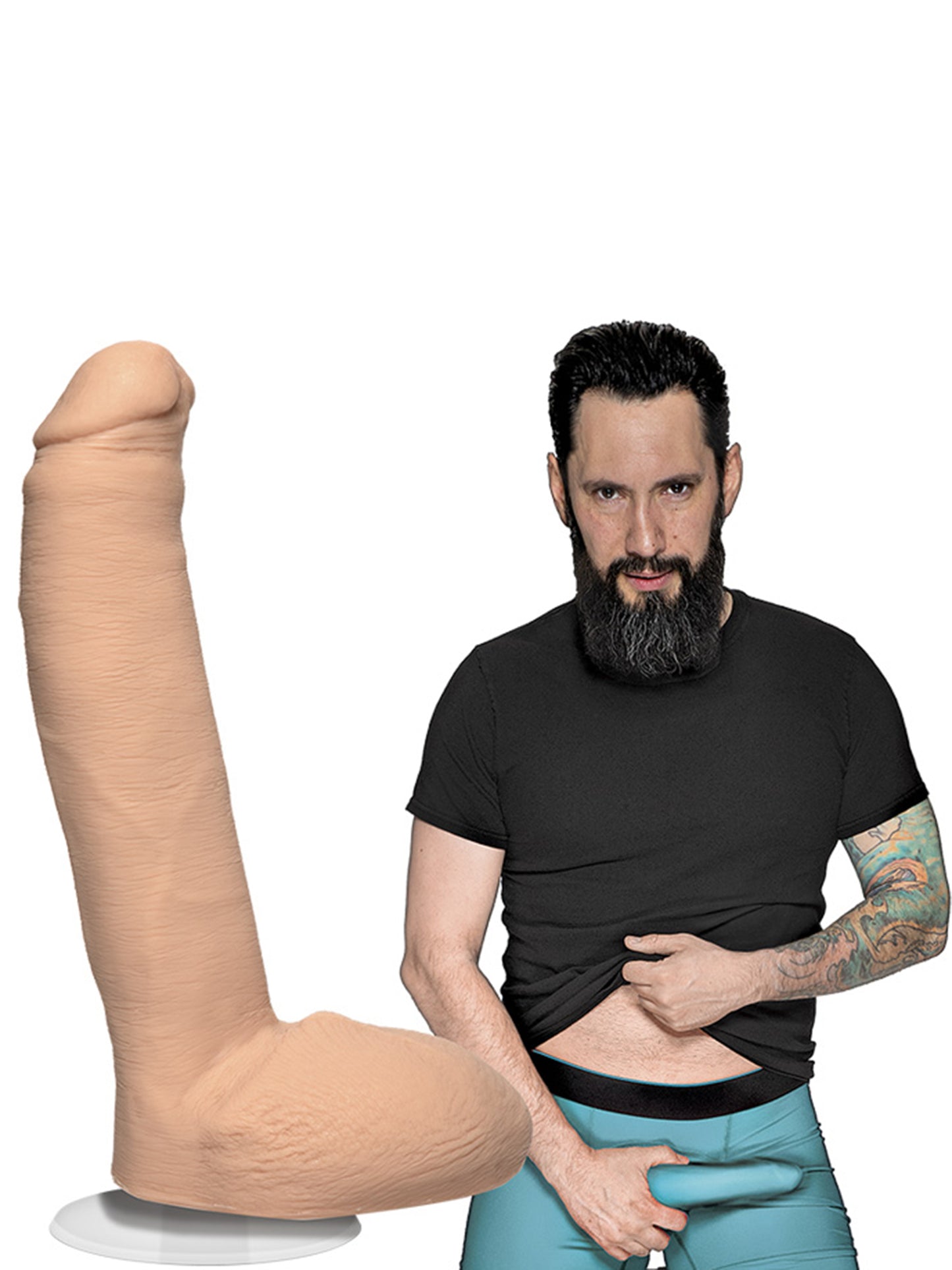 Doc Johnson - Signature Cocks Dual Density Realistic Dildo Flesh Tommy Pistol 19.7 cm