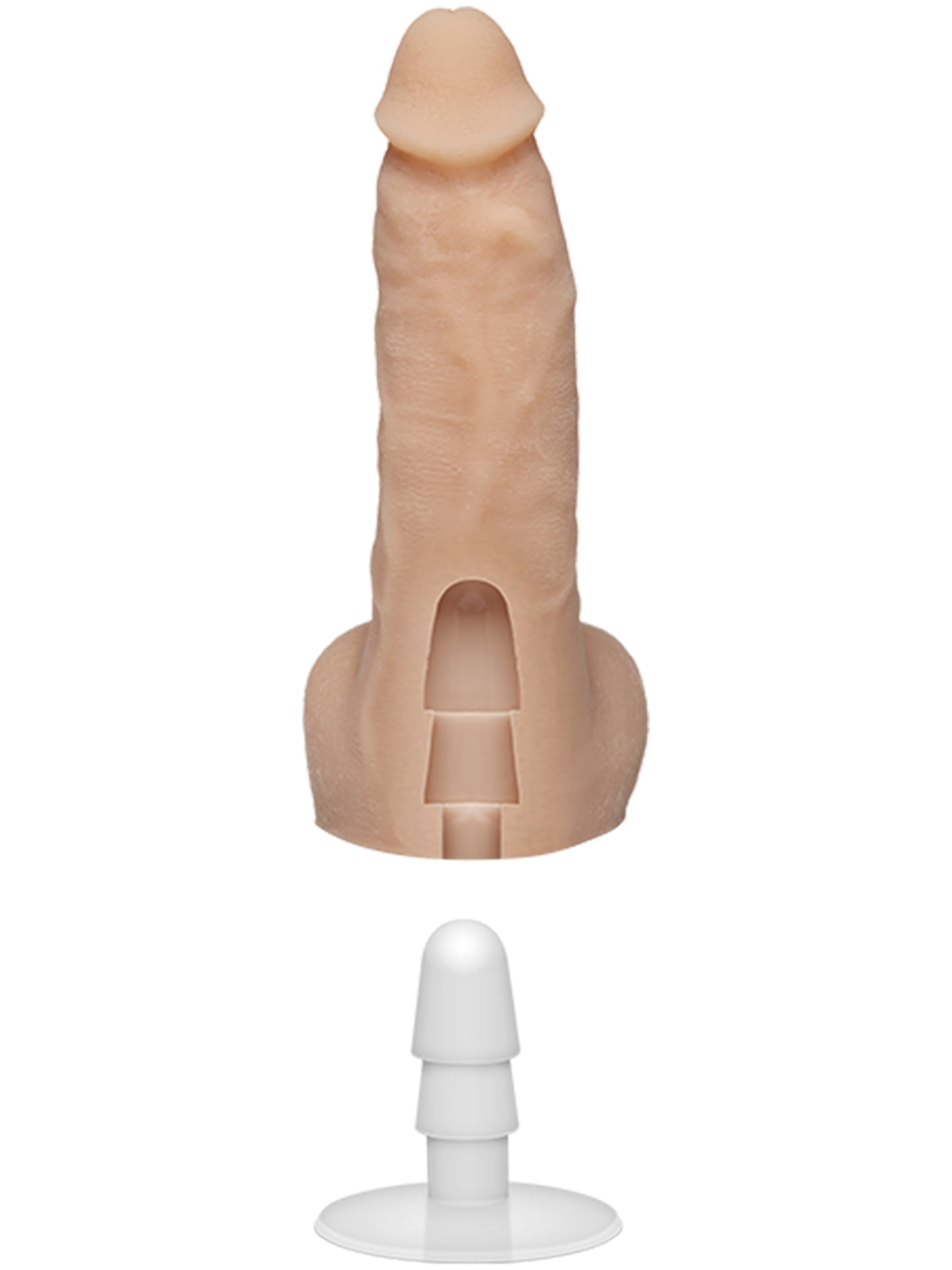 Doc Johnson - Signature Cocks Dual Density Realistic Dildo Flesh Lulu 20,3 cm