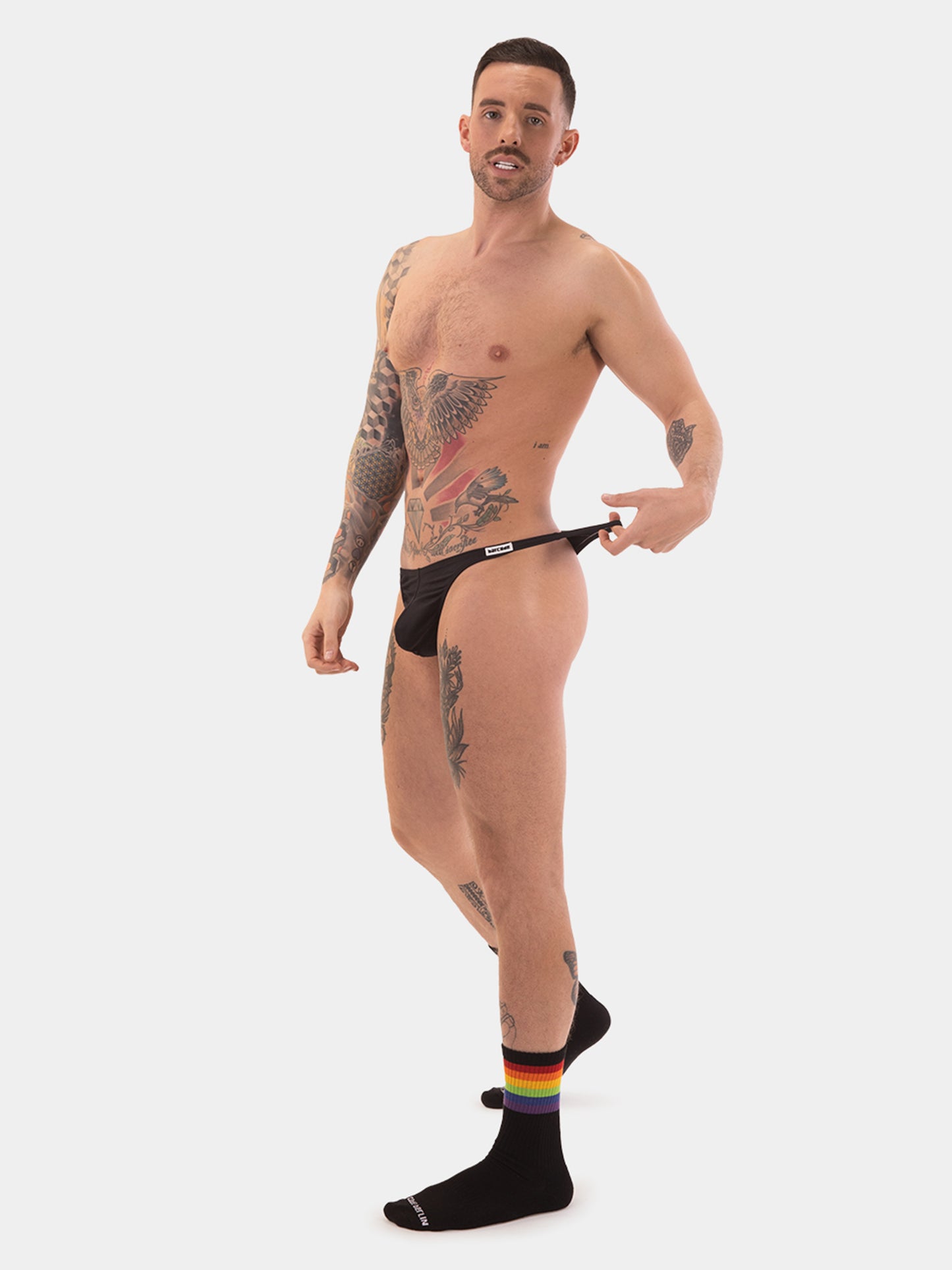 Barcode Berlin Swim Thong Orfeo Black