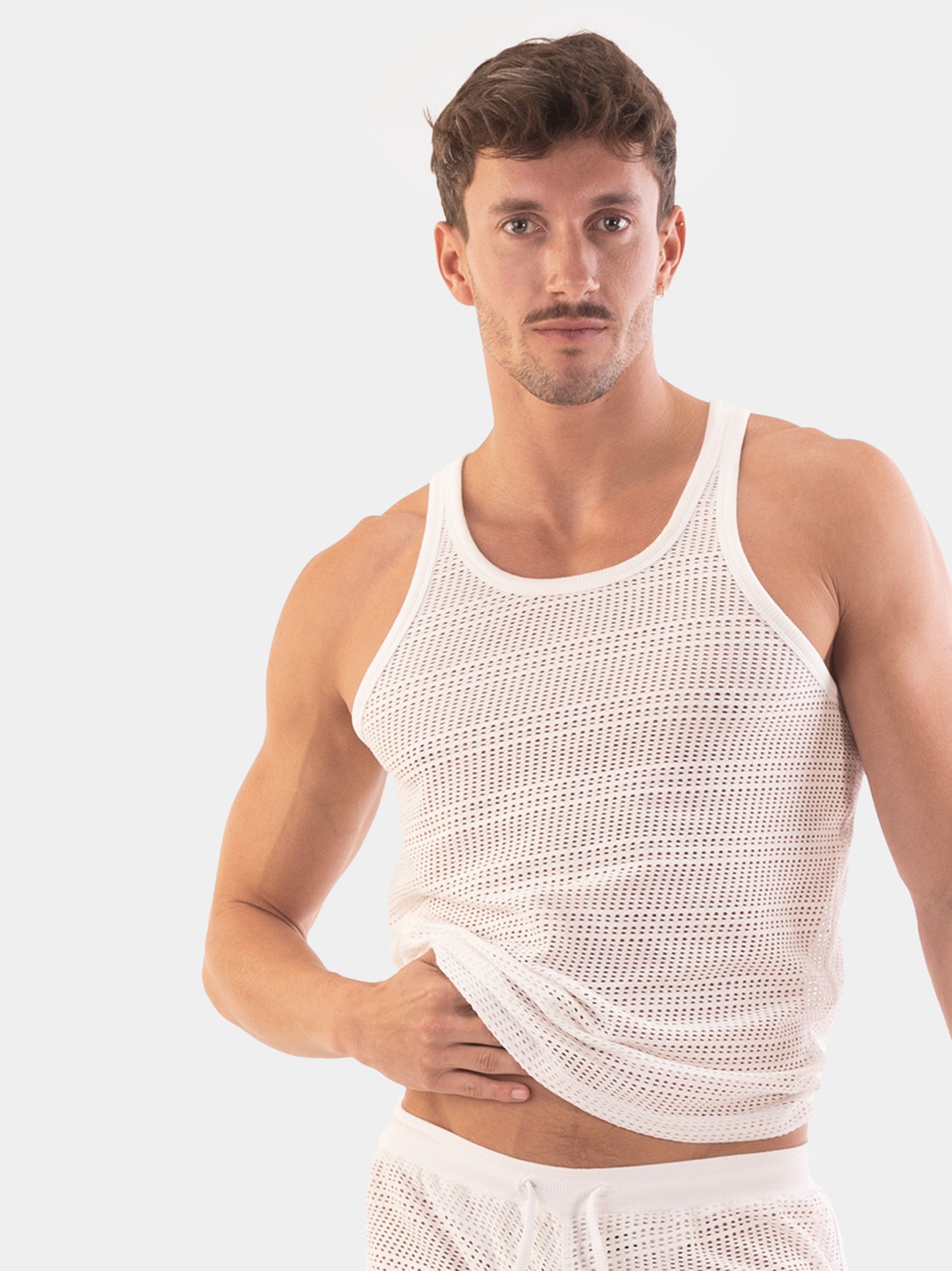 Barcode Berlin x Eric Romaguera Tank Top Lunt White