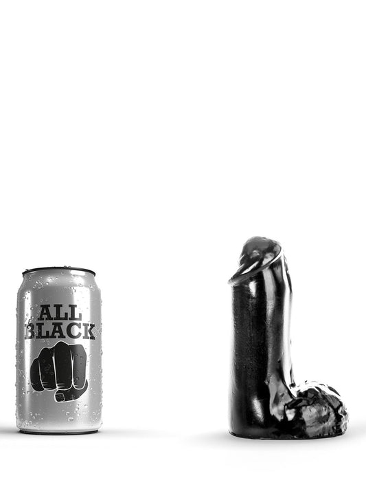 All Black - Realistic Thick Plug Joystick 13 cm