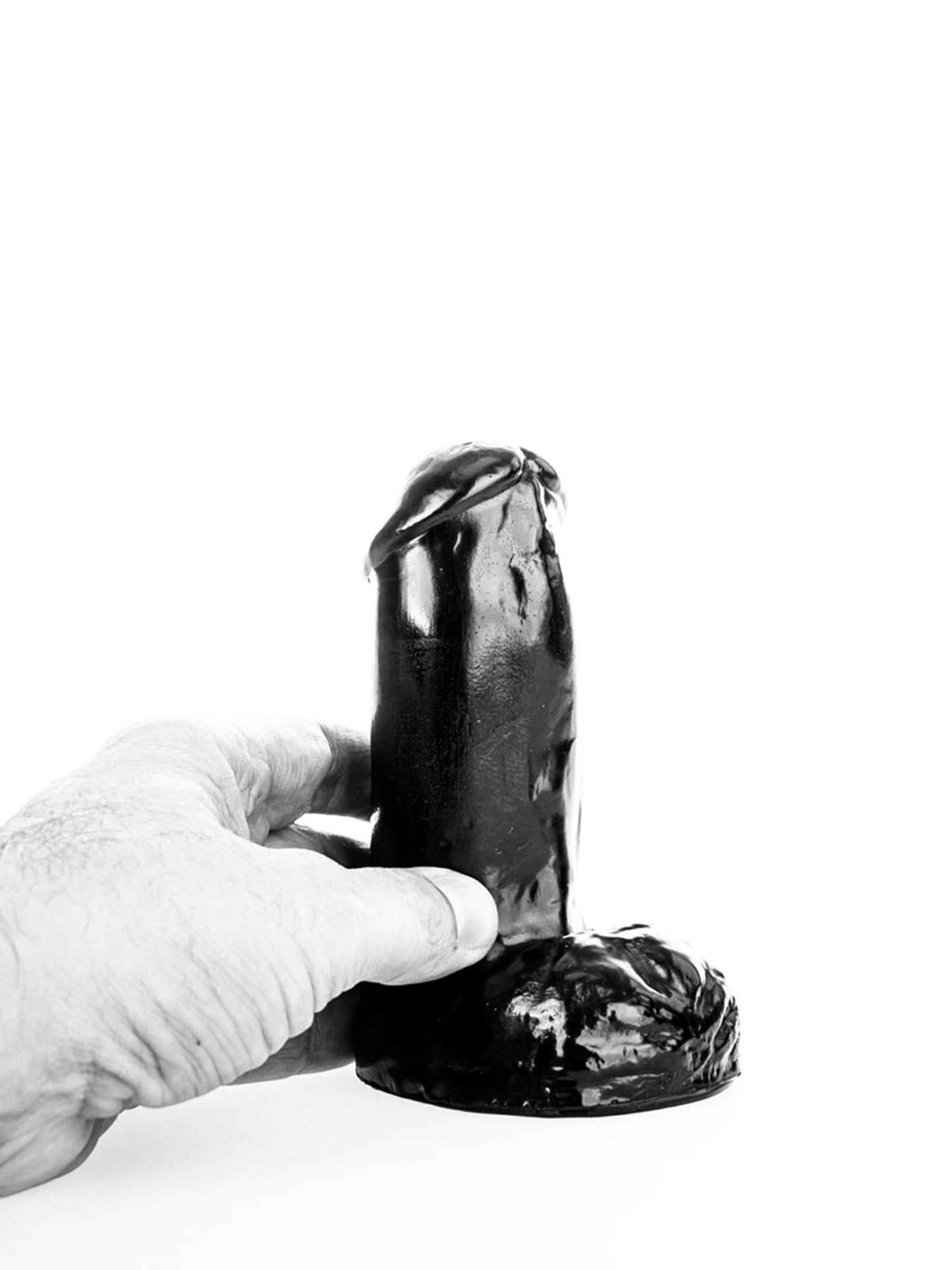 All Black - Realistic Thick Plug Joystick 13 cm