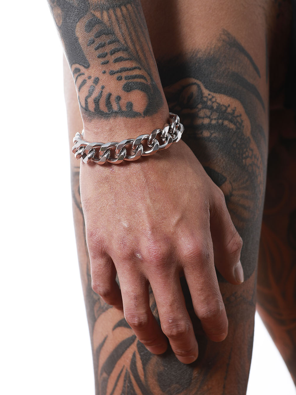 Rabo de Toro - MASTER SLAVE Fetish Chain Bracelet with Clasp