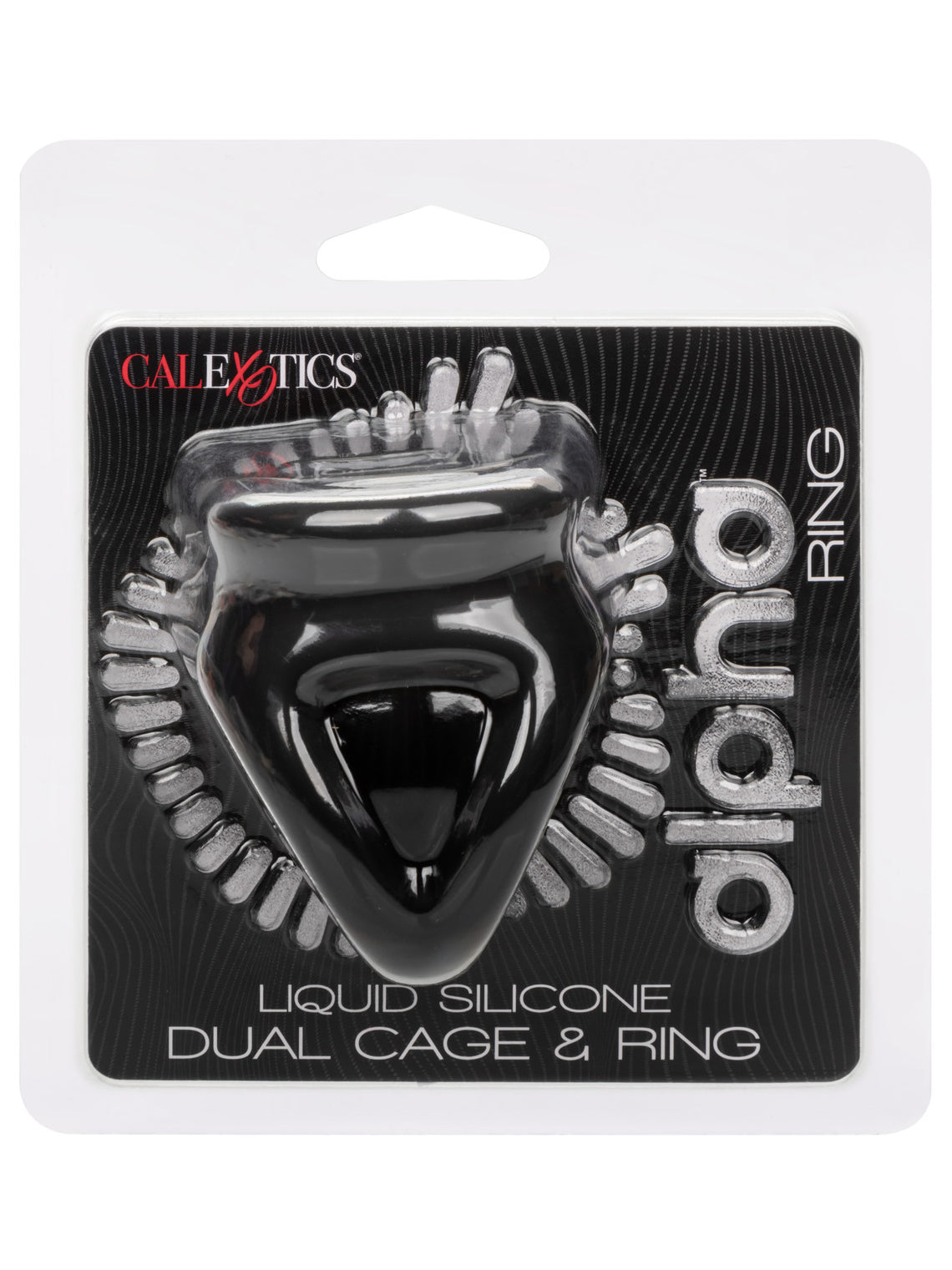 CalExotics - Alpha™ Liquid Silicone Dual Cage & Ring
