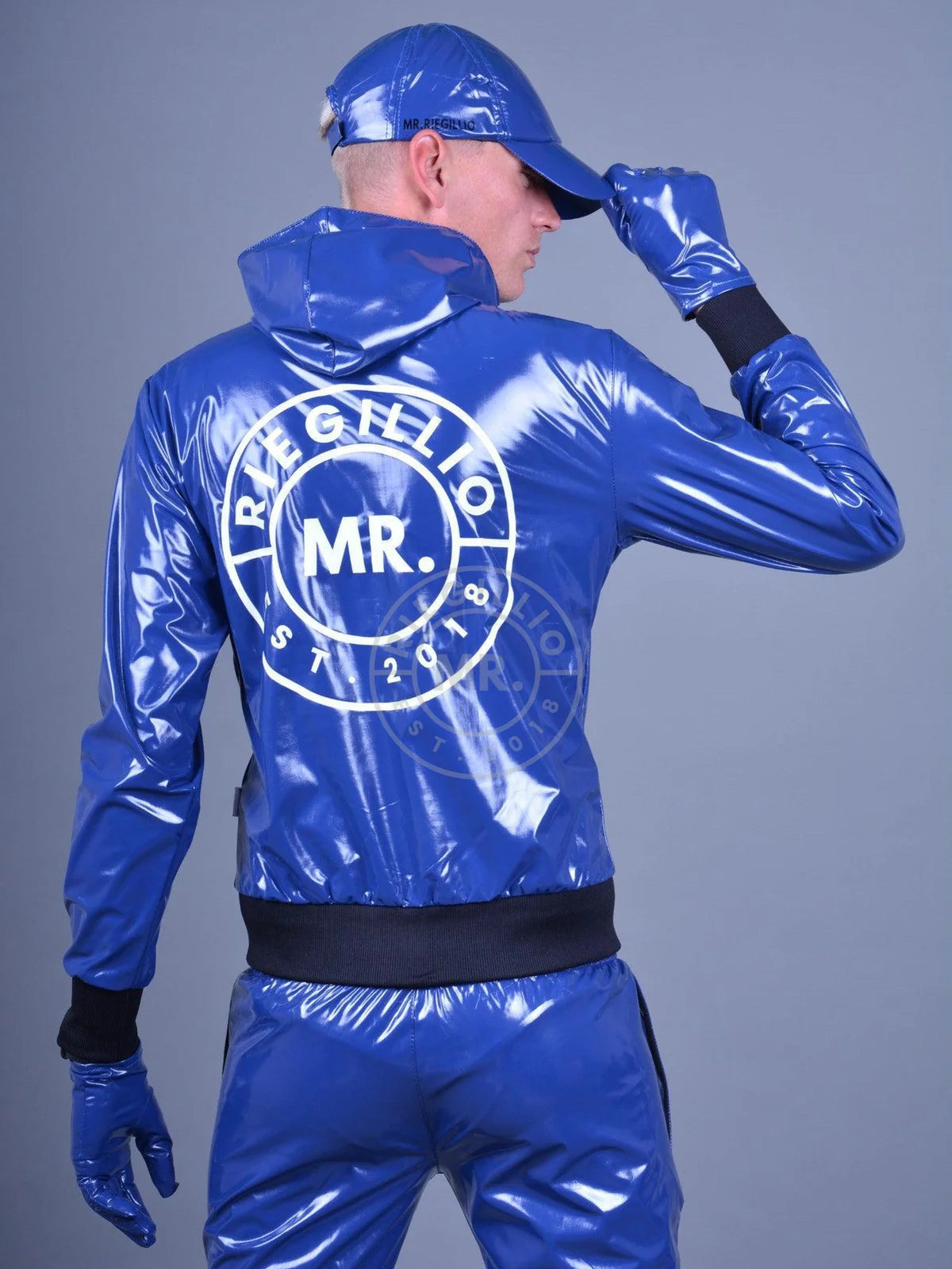 MR. Riegillio - PVC Cap Blue