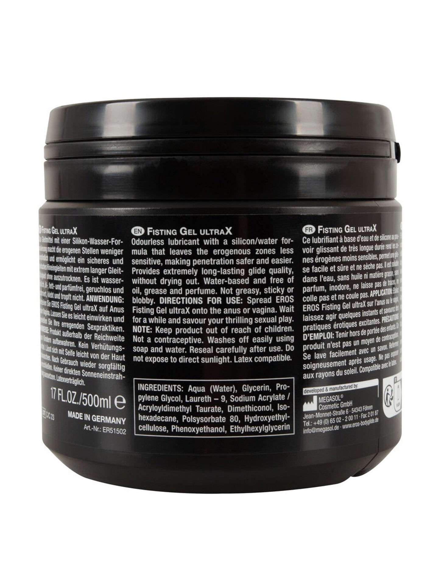 Eros - Fisting Gel UltraX - 500 ml