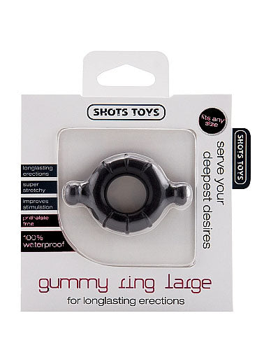Shots - Gummy anillo para el pene Large!