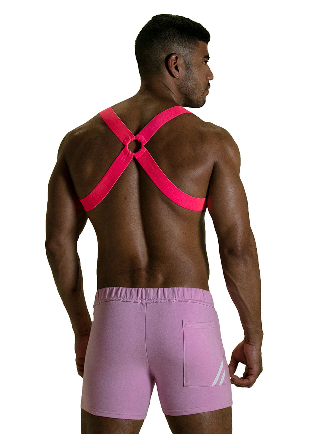 Tof Paris - Fetish Elastic Harness Neon Pink