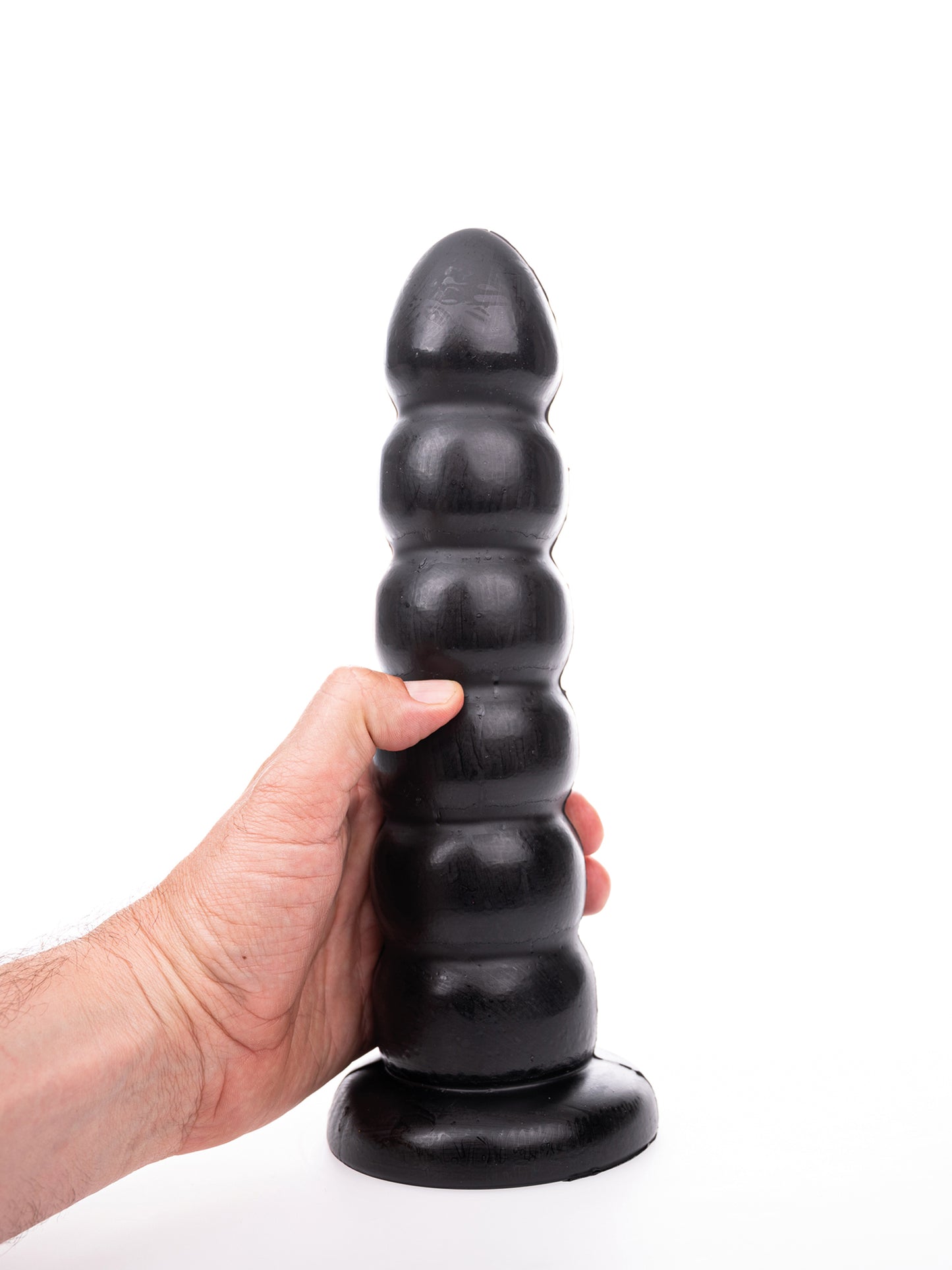 Hung System - Black PVC Anal Plug Yoo-hoo 27 cm