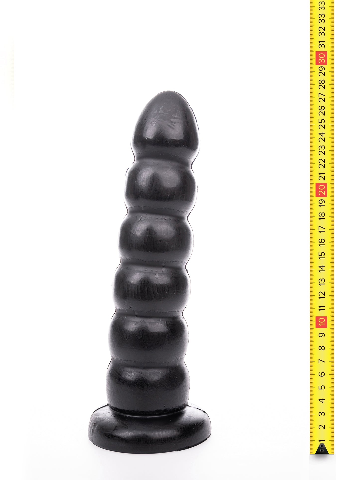 Hung System - Black PVC Anal Plug Yoo-hoo 27 cm