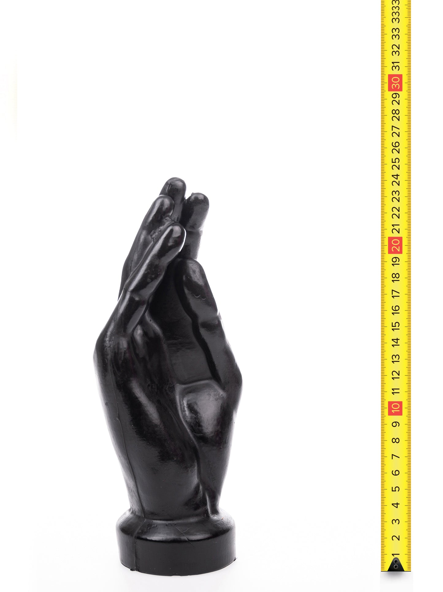 Hung System - Black PVC Fisting Plug Hello 24 cm