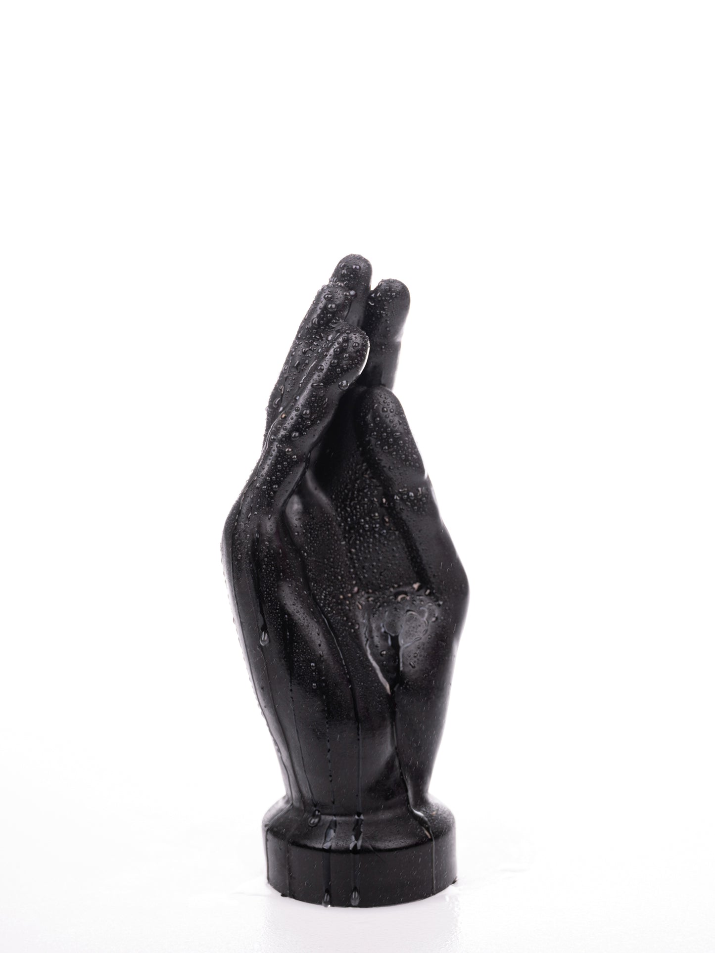 Hung System - Black PVC Fisting Plug Hello 24 cm