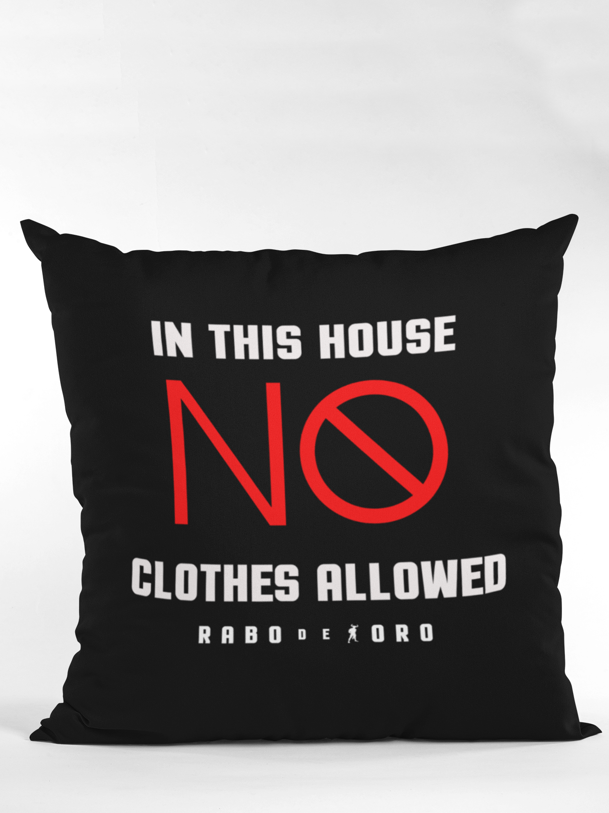 Rabo De Toro – In this House NO CLOTHES Allowed – Nudist/Fetisch Kissenbezug