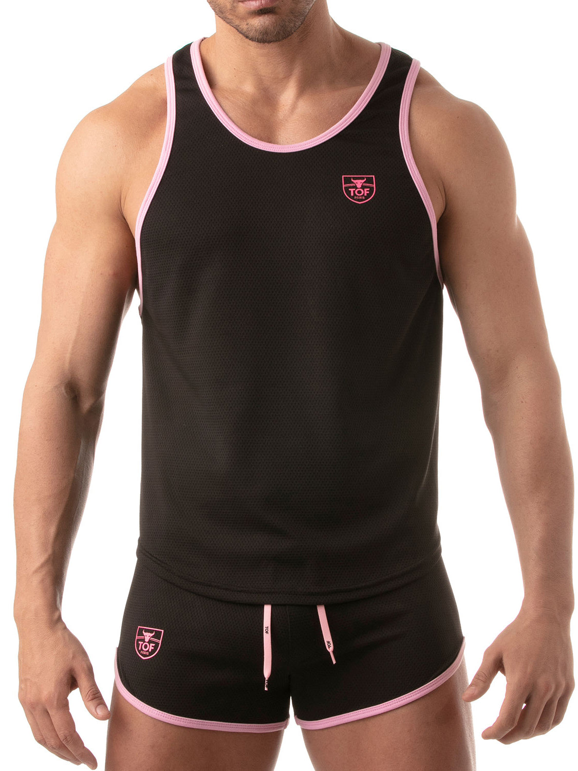 Tof Paris - Mesh Tank Top Black