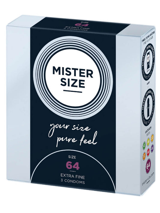 Mister Size - Preservativos 64 mm – 3 Uds