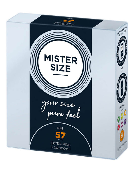 Mister Size - Preservativos 57 mm – 3 Uds