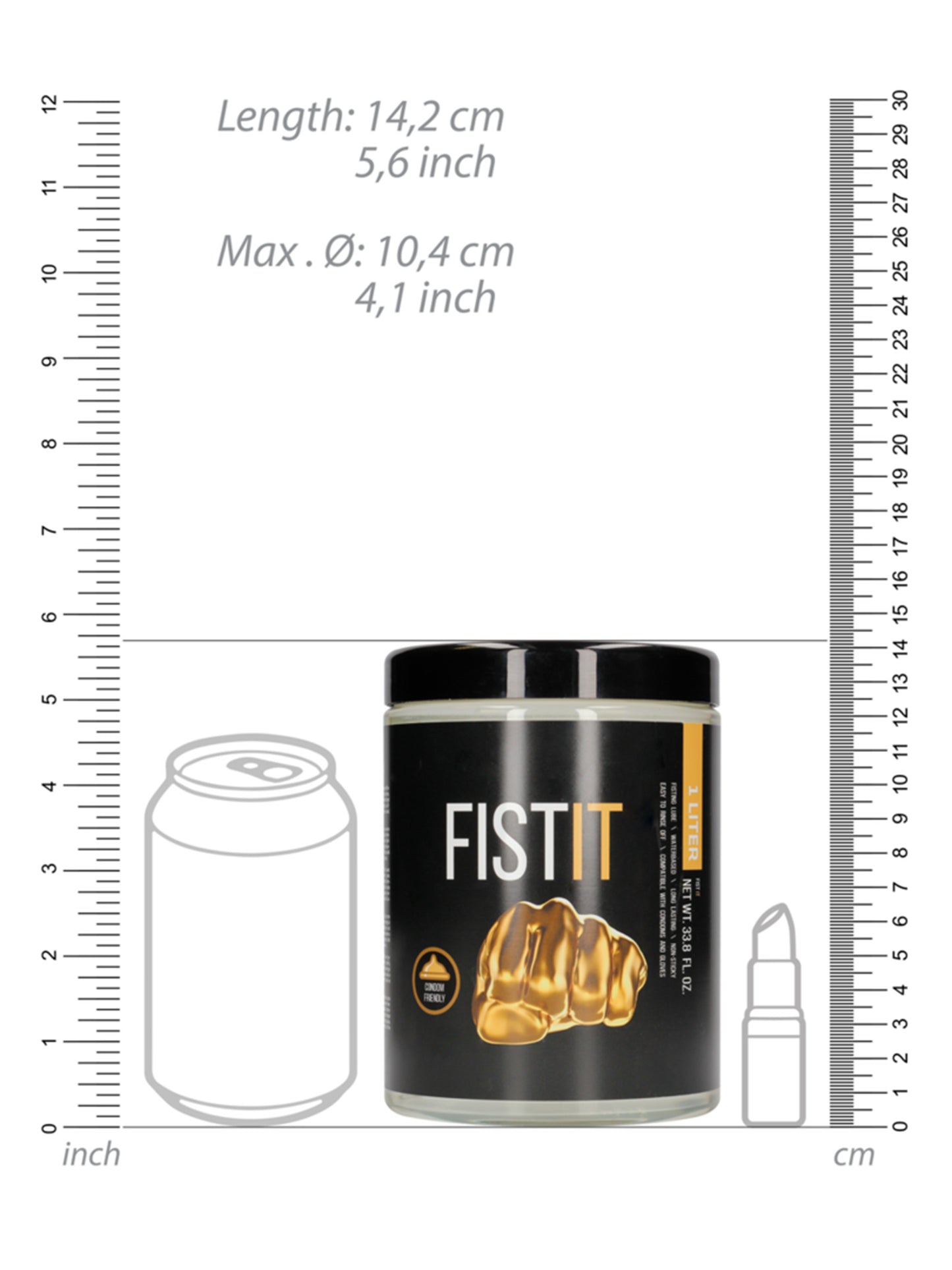 Fist It - Water Based Lubricant - 1000 ml