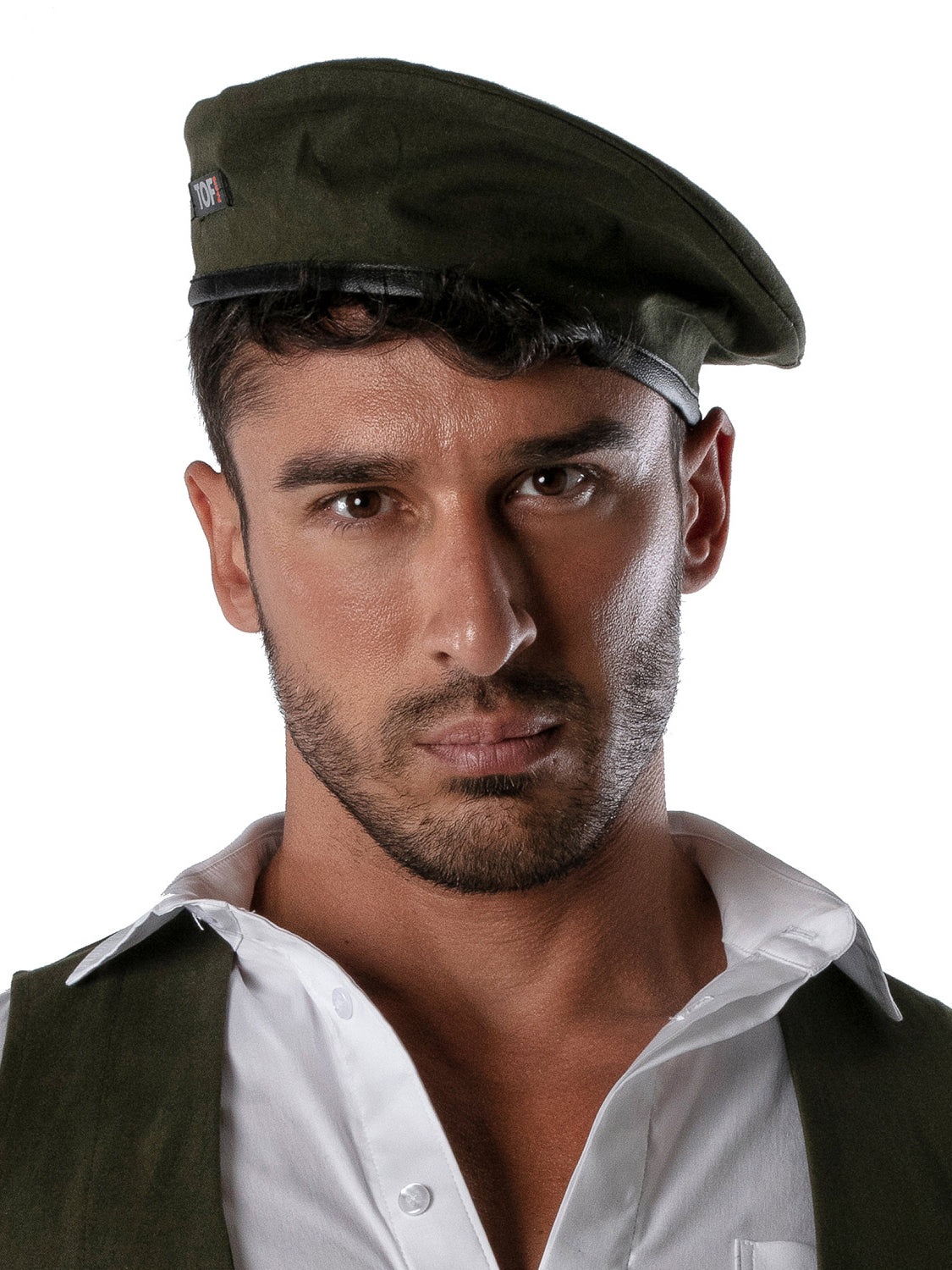 Tof Paris - Reversible Beret White and Khaki