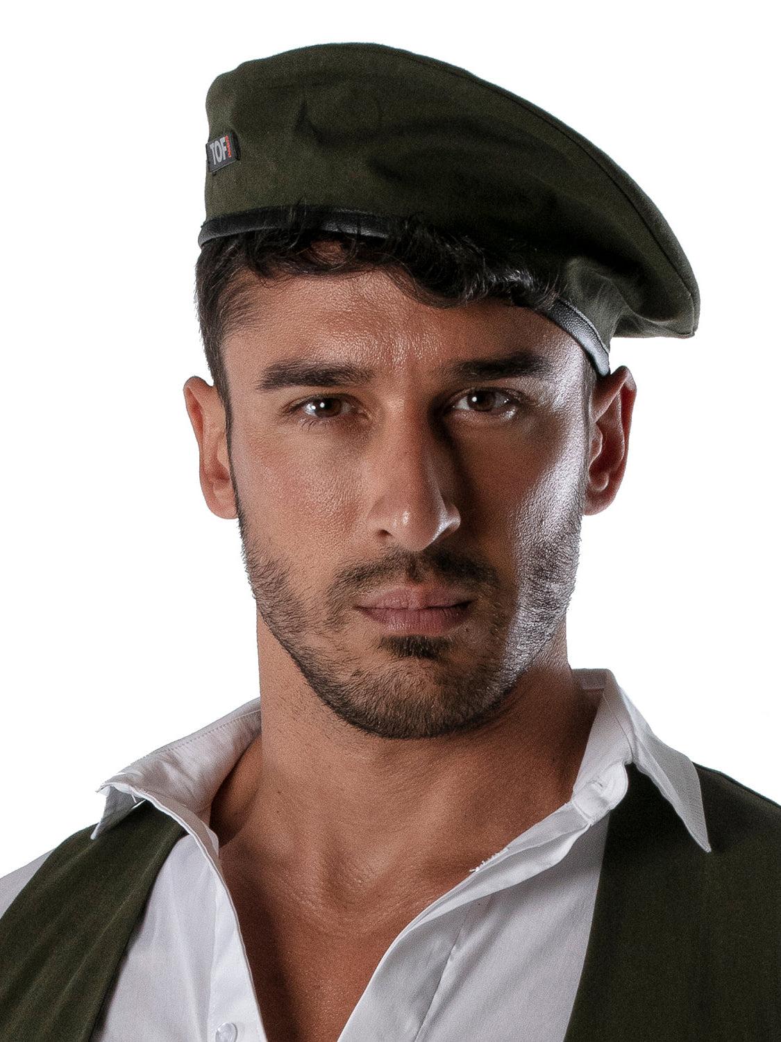 Tof Paris - Reversible Beret White and Khaki