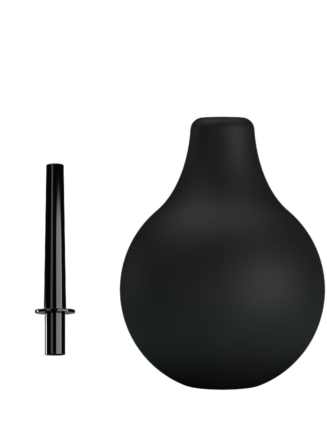 BASIX TOYS - Pear Anal Douche Black L - 224 ml