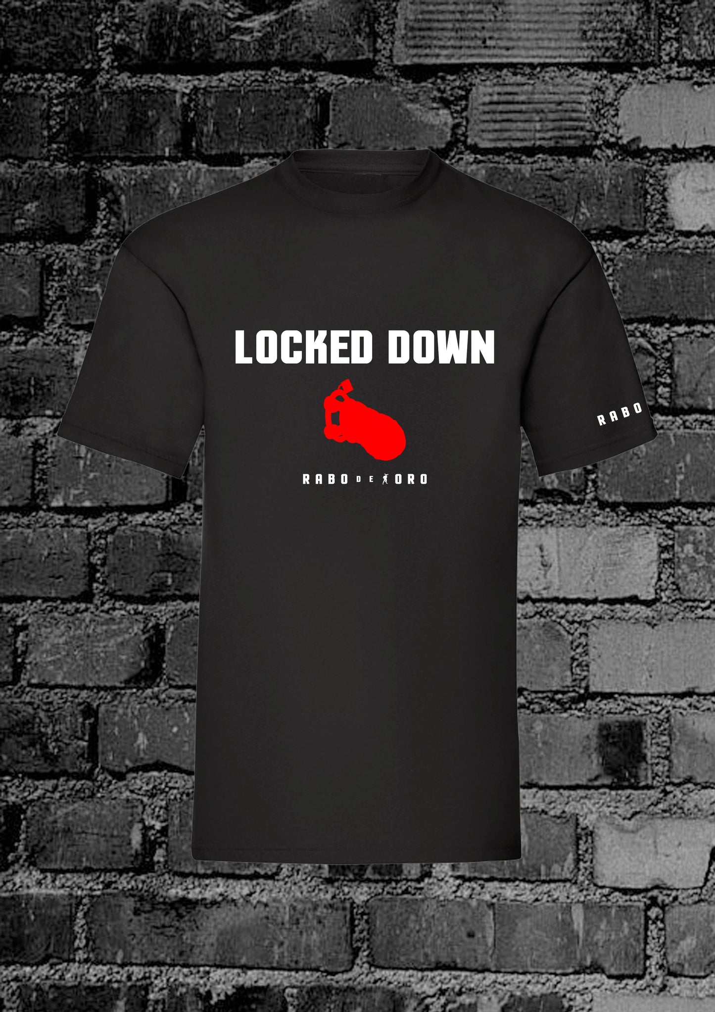 At Rabo de Toro, “Locked Down” isn’t just a shirt — it’s a statement.
Inspired by chastity fetish culture, this bold black tee captures the tension between control and desire. Handcrafted in the Canary Islands with premium cotton, it’s made for those who wear their discipline — and their pride — on their skin.