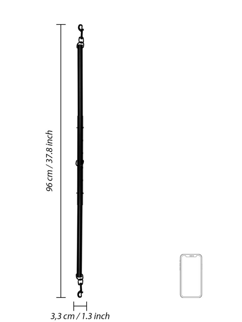 Ouch! - Adjustable Spreader Bar - Black