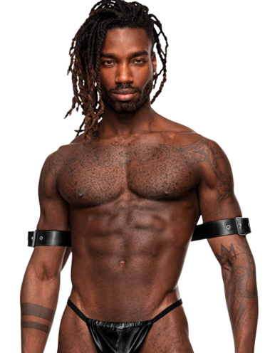 Male Power - Pisces Arm Restraints - One Size - Black