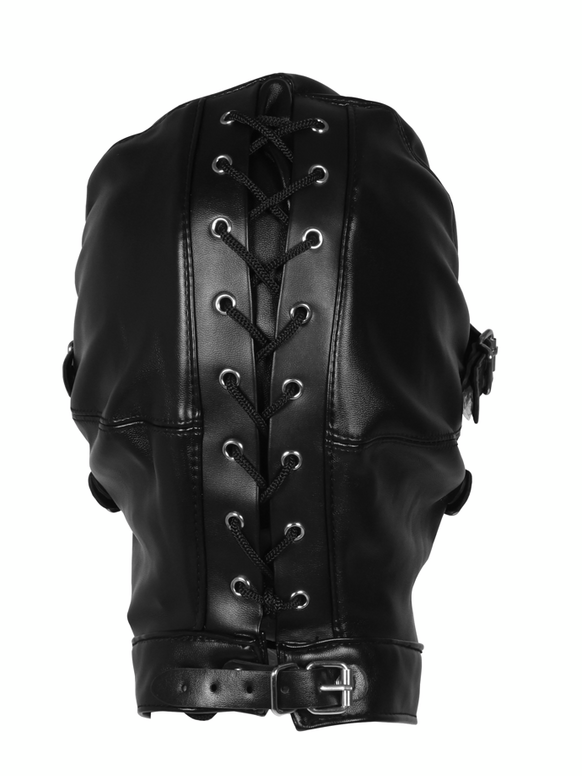 Ouch! - Blindfolded Mask with Breathable Ball Gag - Black