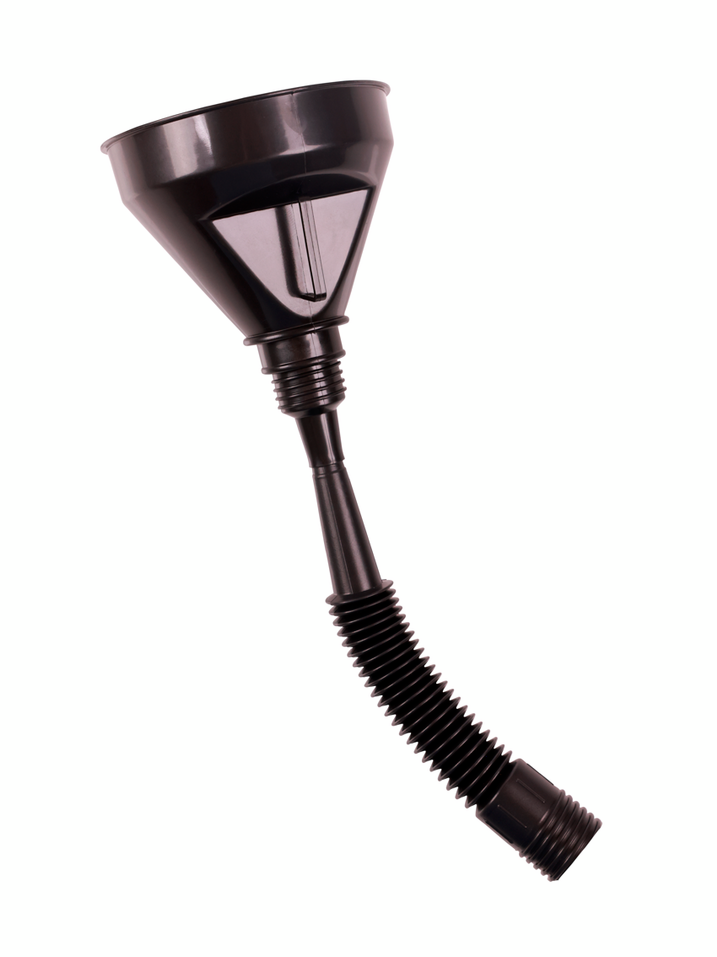 Ouch! - Open Mouth Gag Head Harness with Funnel - Black