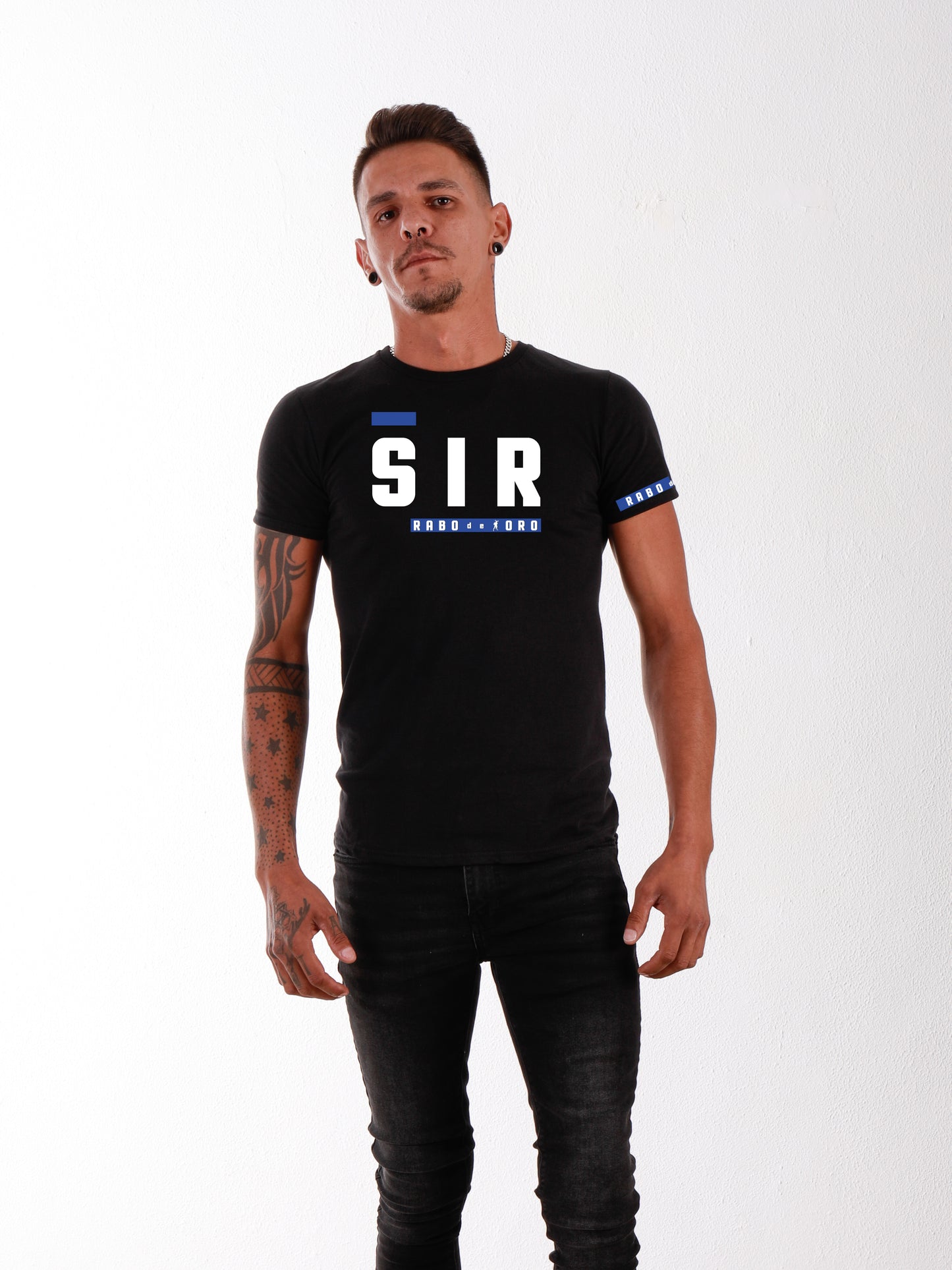 SIR - Black T-Shirt with Hanky Code details