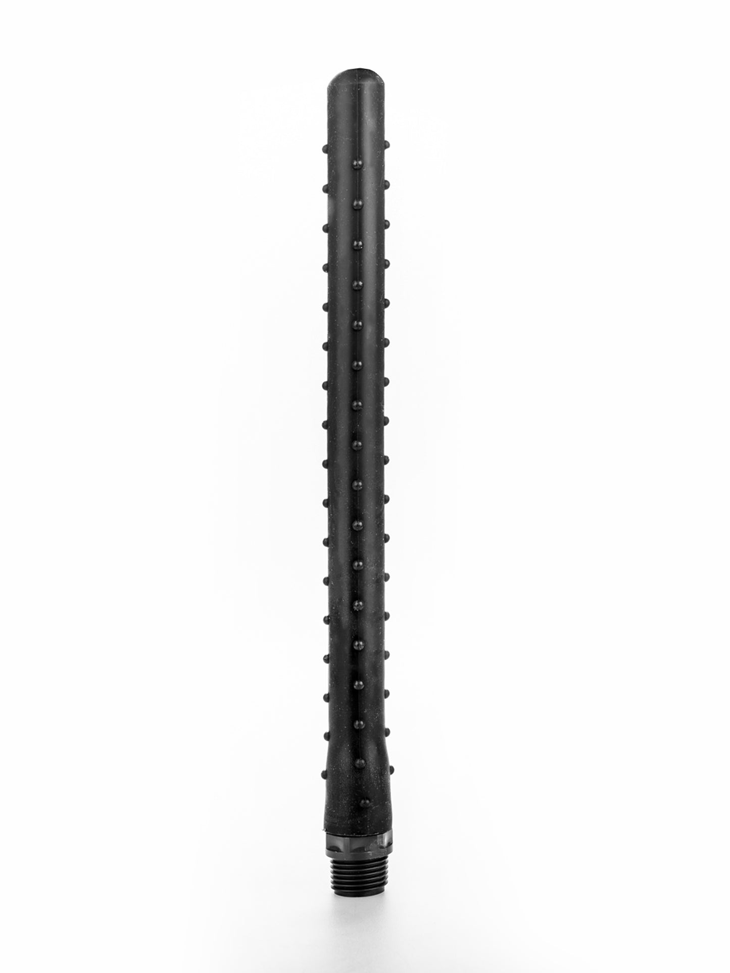 All Black - Silicone Anal Douche - Ridged SA05