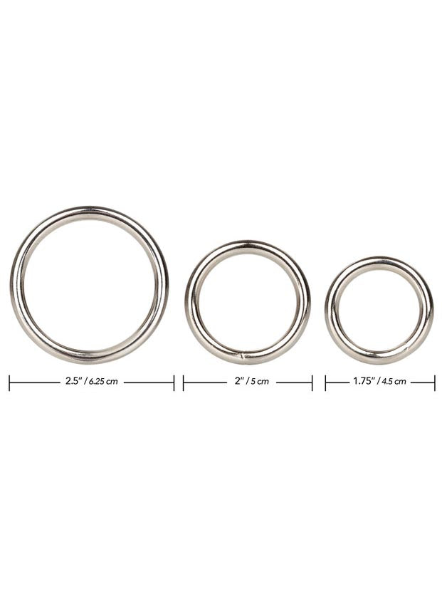 CalExotics - Silver Ring - 3 Piece Set