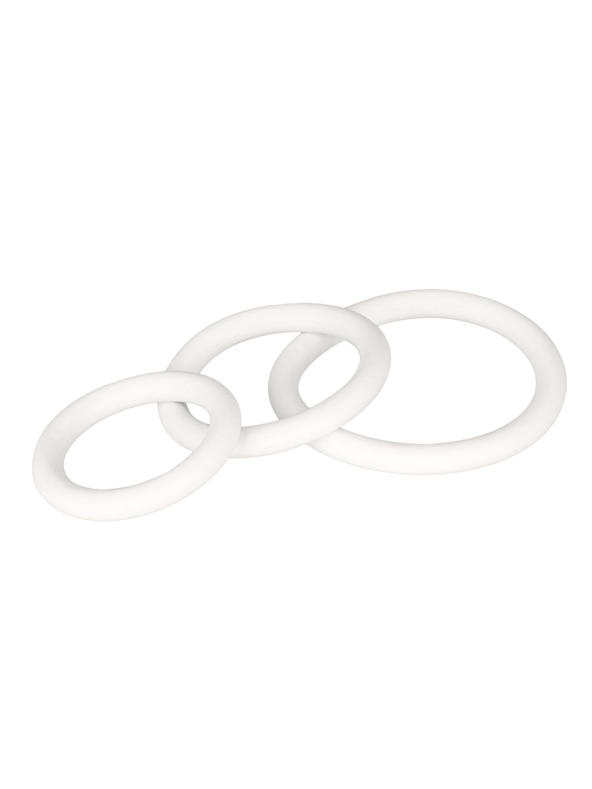 CalExotics - White Rubber Ring™ - 3 Piece Set