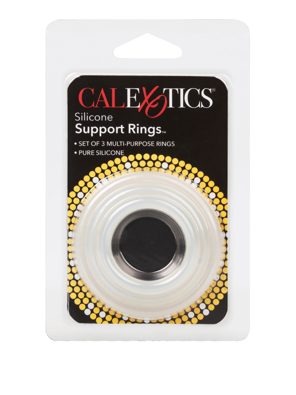 CalExotics -  Silicone Support Rings™ Set - Black,White