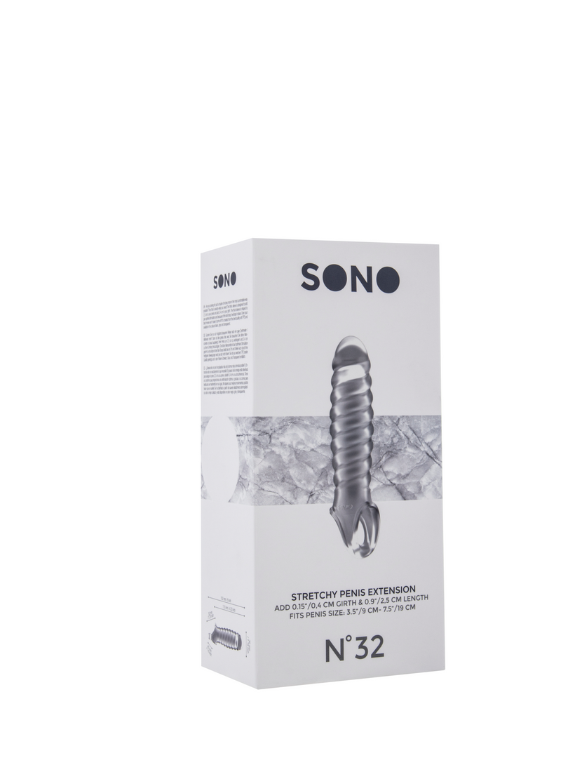 SONO - Elastic Penis Extension Transparent No.32 RABO DE TORO SONO - Elastic Penis Extension Transparent No.32 RABO DE TORO