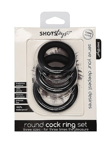 Shots - Round Cockring Set