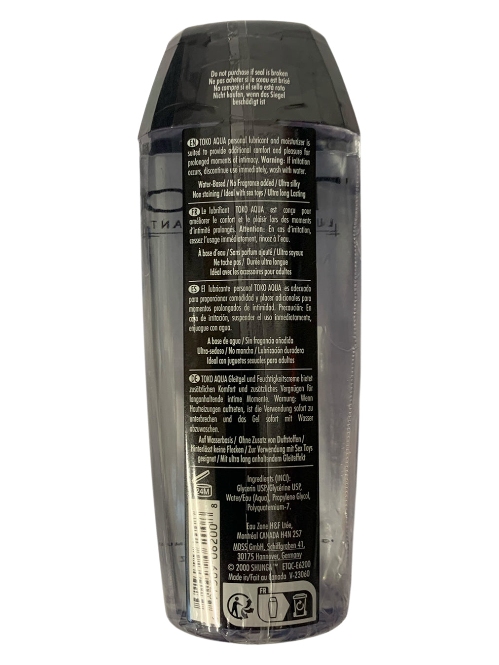 Shunga - Toko Aqua - Lubrifiant pe bază de apă 165 ml