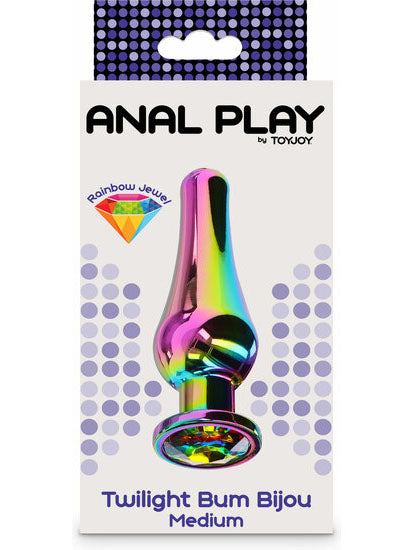 ToyJoy - Twilight Bum Bijou Plug Medium - Rainbow