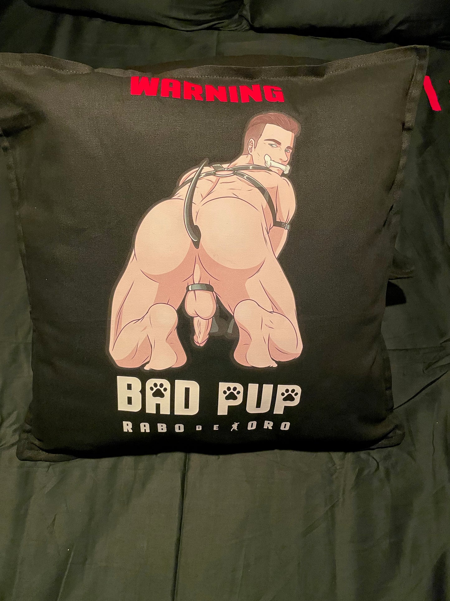 Rabo DeToro - NSFW Warning Bad PUP - Pièce Déco BDSM Queer